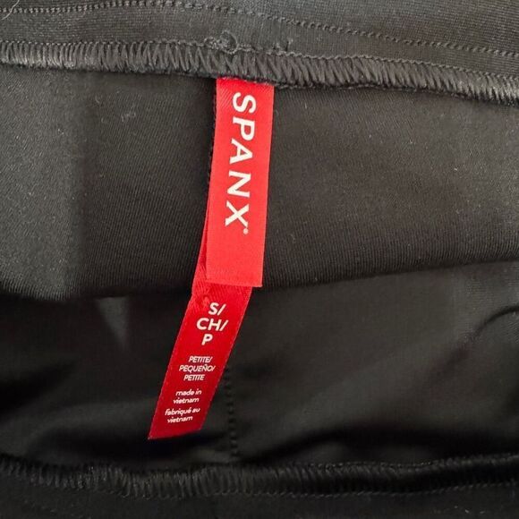 Spanx The Perfect Pant Double Split Hem Wide Leg Black Small - Picture 8 of 10